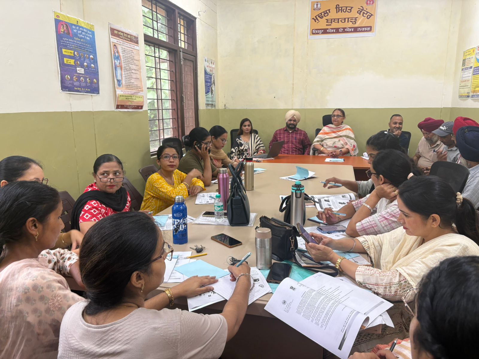 Workshop on Tobacco Control held at PHC Boothgarh.